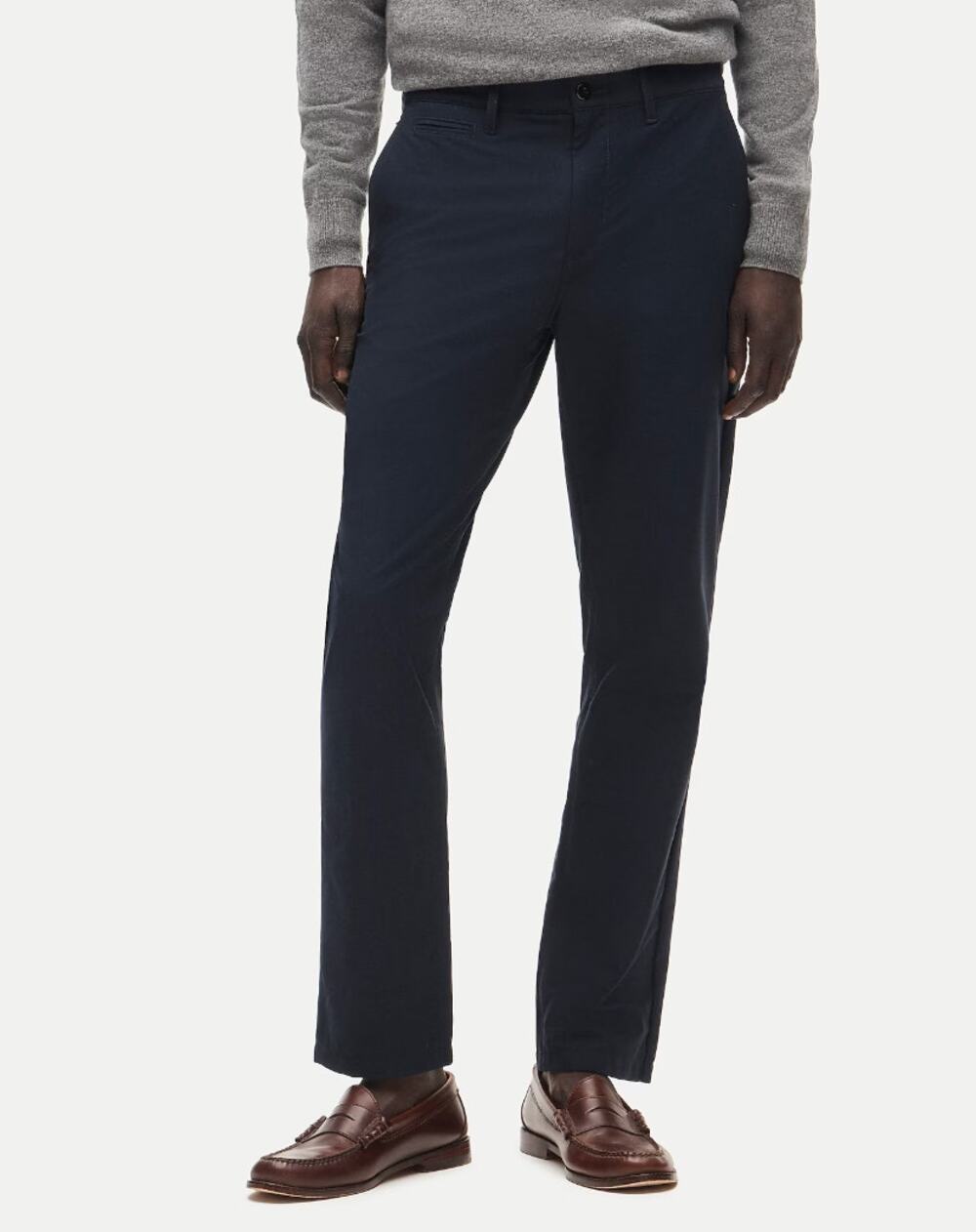 J.CREW Mens 770 Straight-Fit Tech Pants 32x30 Navy Blue Midweight BU844 NWT